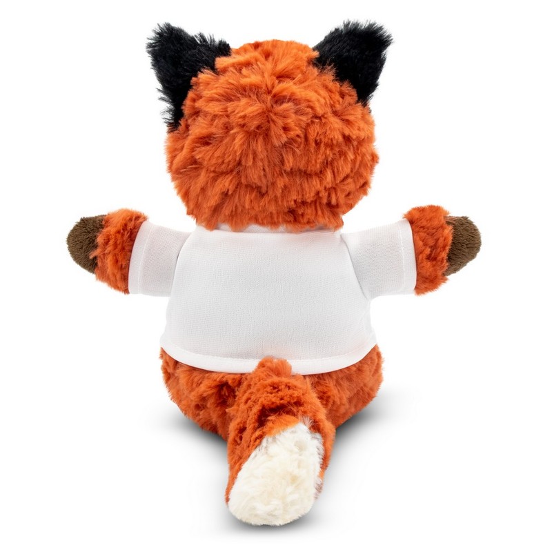 Teddy fox with a white T-shirt for sublimation