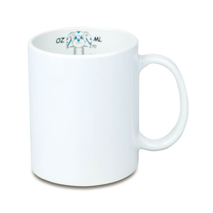 Sublimation mug with measurement inside - dog