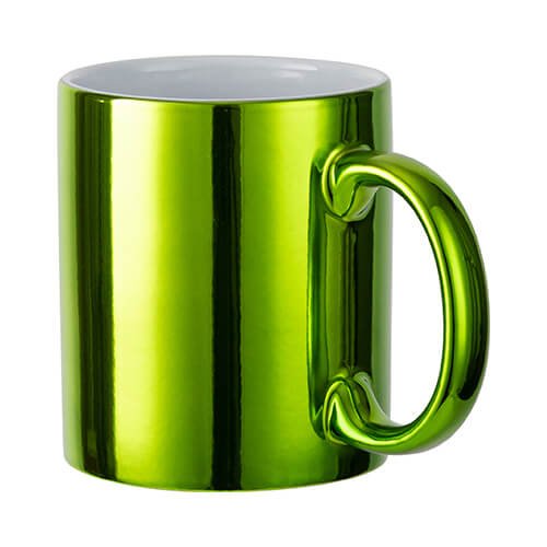 Glossy metallic sublimation mug