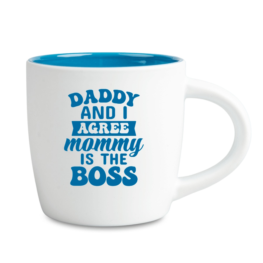 White laser engraving matt mug New - color inside