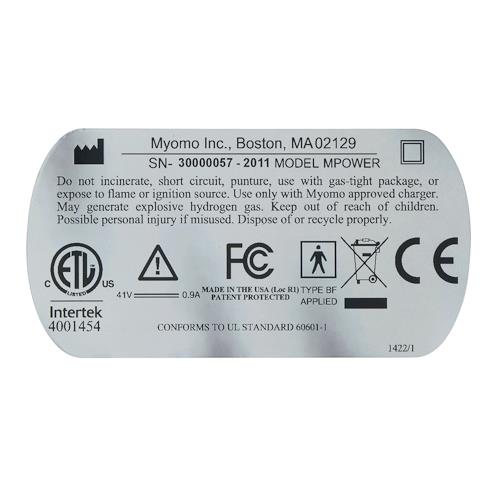 Self-adhesive polyester foil labels for monochrome laser printers