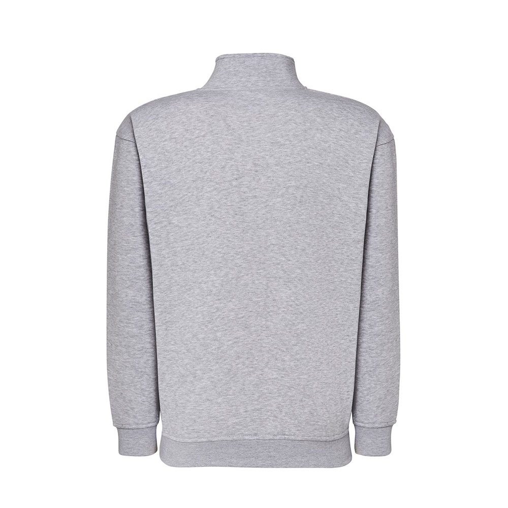 Men sweatshirt with zip half for printing