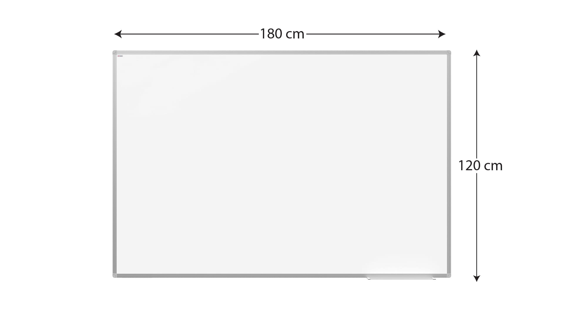 Tablica suchościeralna magnetyczna biała w aluminiowej ramie