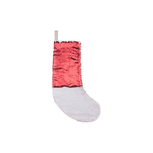 Christmas sock with sublimation sequins