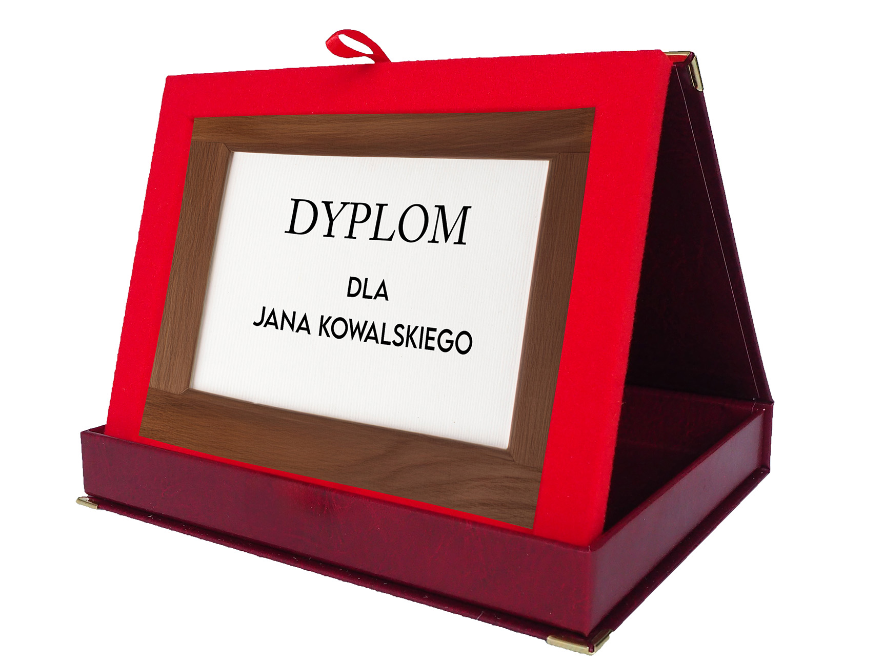 Etui do podkładu drewnianego - poziome