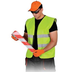 Yellow, reflective vest