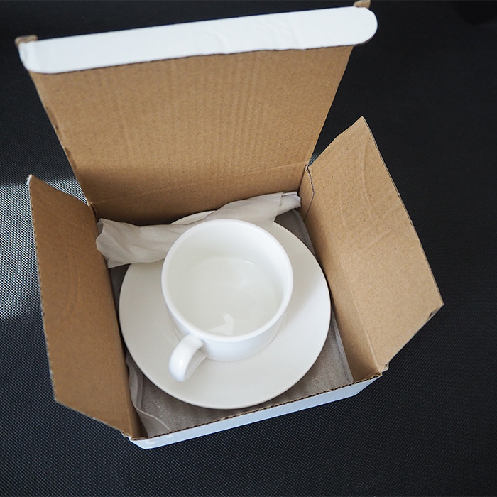 Cup with saucer for sublimation