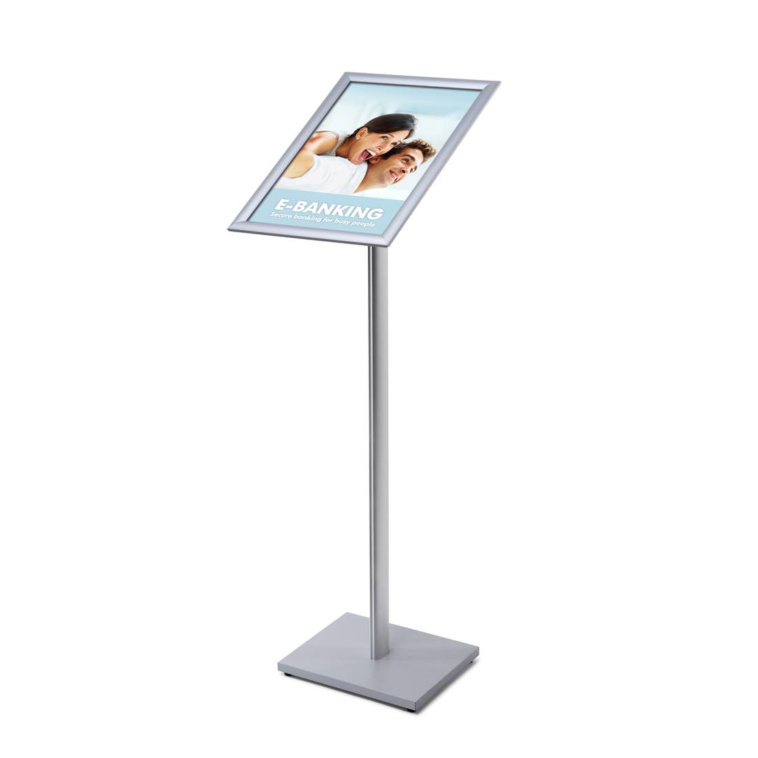 Menu stand with snap frame (A4 size)