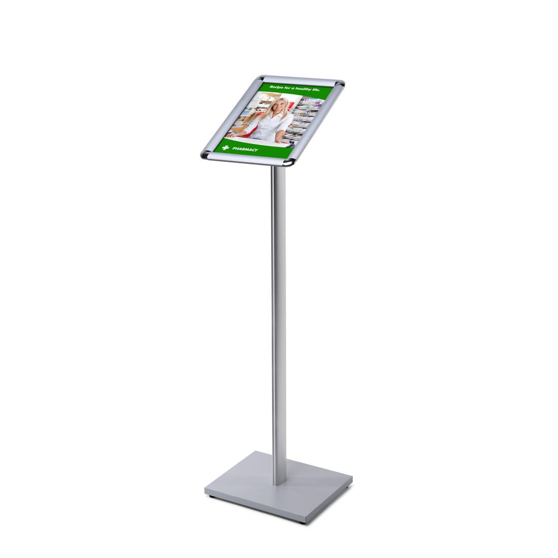 Menu stand with snap frame (A4 size)