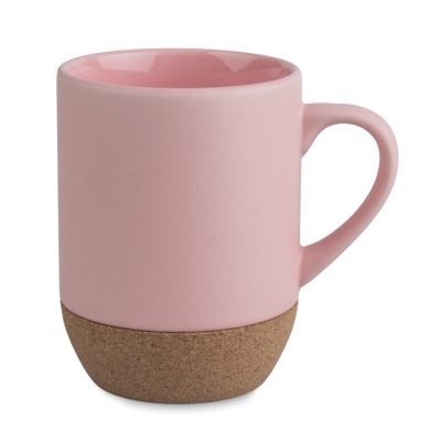 Coloured, Matte Coffee Sublimation Mug with Cork Base