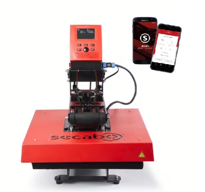 TC5 SMART Secabo z Bluetooth  - prasa termotransferowa do powierzchni płaskich