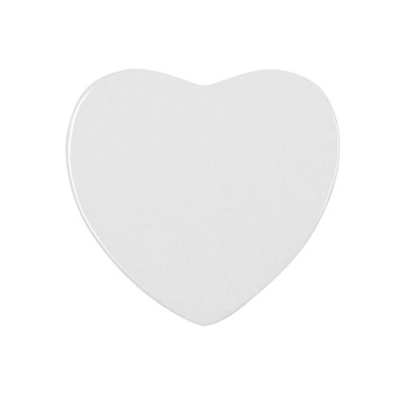 Magnes ceramiczny w kształcie serca do sublimacji