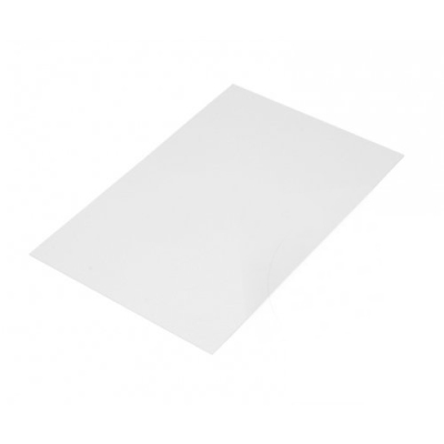 Blacha aluminiowa do nadruku termotransferowego, sublimacji, DTF i graweru - biała błyszcząca, 150 x 100 mm