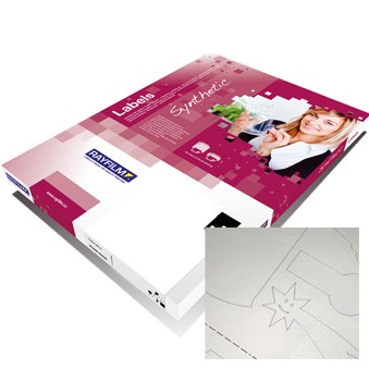 Folia samoprzylepna A4 metalizowana matowa do drukarek laserowych i kopiarek - 10 arkuszy