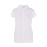 Formal shirt for women with short sleeves