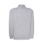 Men sweatshirt with zip half for printing