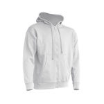 Men’s sweatshirt with zip for printing