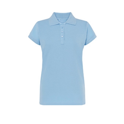 T-shirt Polo standard damski Kolor: błękitny Rozmiar: S