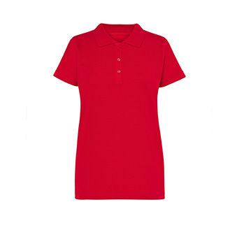 T-shirt Polo standard damski Kolor: czerwony Rozmiar: S