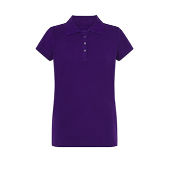 T-shirt Polo standard damski Kolor: fioletowy Rozmiar: S