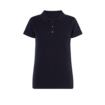T-shirt Polo standard damski Kolor: granatowy Rozmiar: S