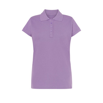 T-shirt Polo standard damski Kolor: lawendowy Rozmiar: S