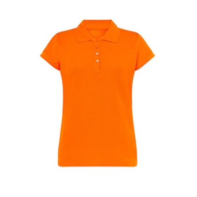 T-shirt Polo standard damski Kolor: pomarańczowy Rozmiar: S