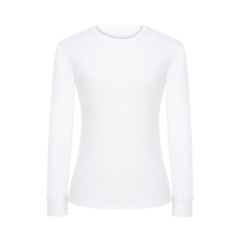 Koszulka damska Longsleeve Comfort z długim rękawem Kolor: biały Rozmiar: S