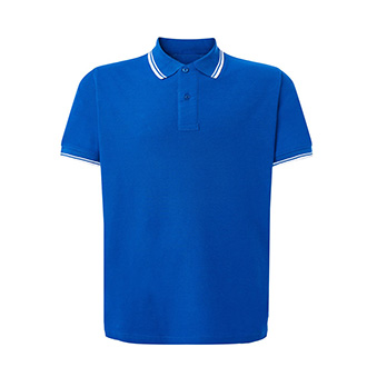 Koszulka Polo Standard do nadruku Kolor: niebiesko-biały Rozmiar: XL