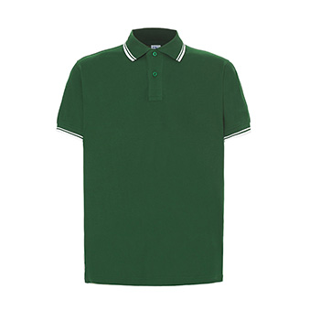 Koszulka Polo Standard do nadruku Kolor: zielono-biały Rozmiar: XL