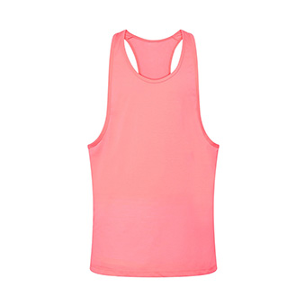 Koszulka uniwersalna (unisex) bez rękawków do nadruku Kolor: różowy Rozmiar: XS