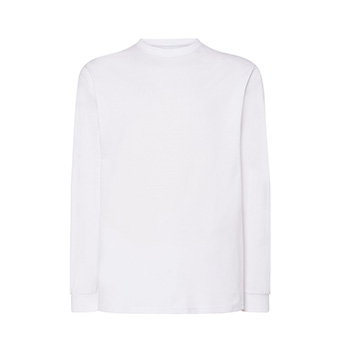 Koszulka Longsleeve Comfort z długim rękawem do nadruku Kolor: biały Rozmiar: XS