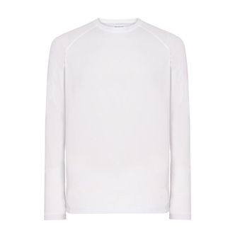 Koszulka Longsleeve Sport z długim rękawem do nadruku Kolor: biały Rozmiar: S