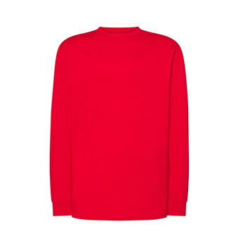 Koszulka Longsleeve Comfort z długim rękawem do nadruku Kolor: czerwony Rozmiar: XS