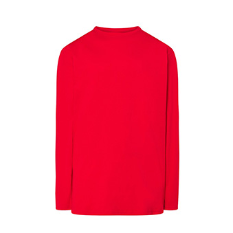 Koszulka Longsleeve z długim rękawem do nadruku Kolor: czerwony Rozmiar: XS
