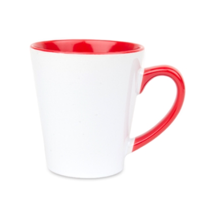 Latte Sublimation Mug - Inner and Handle Coloured