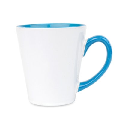 Latte Sublimation Mug - Inner and Handle Coloured