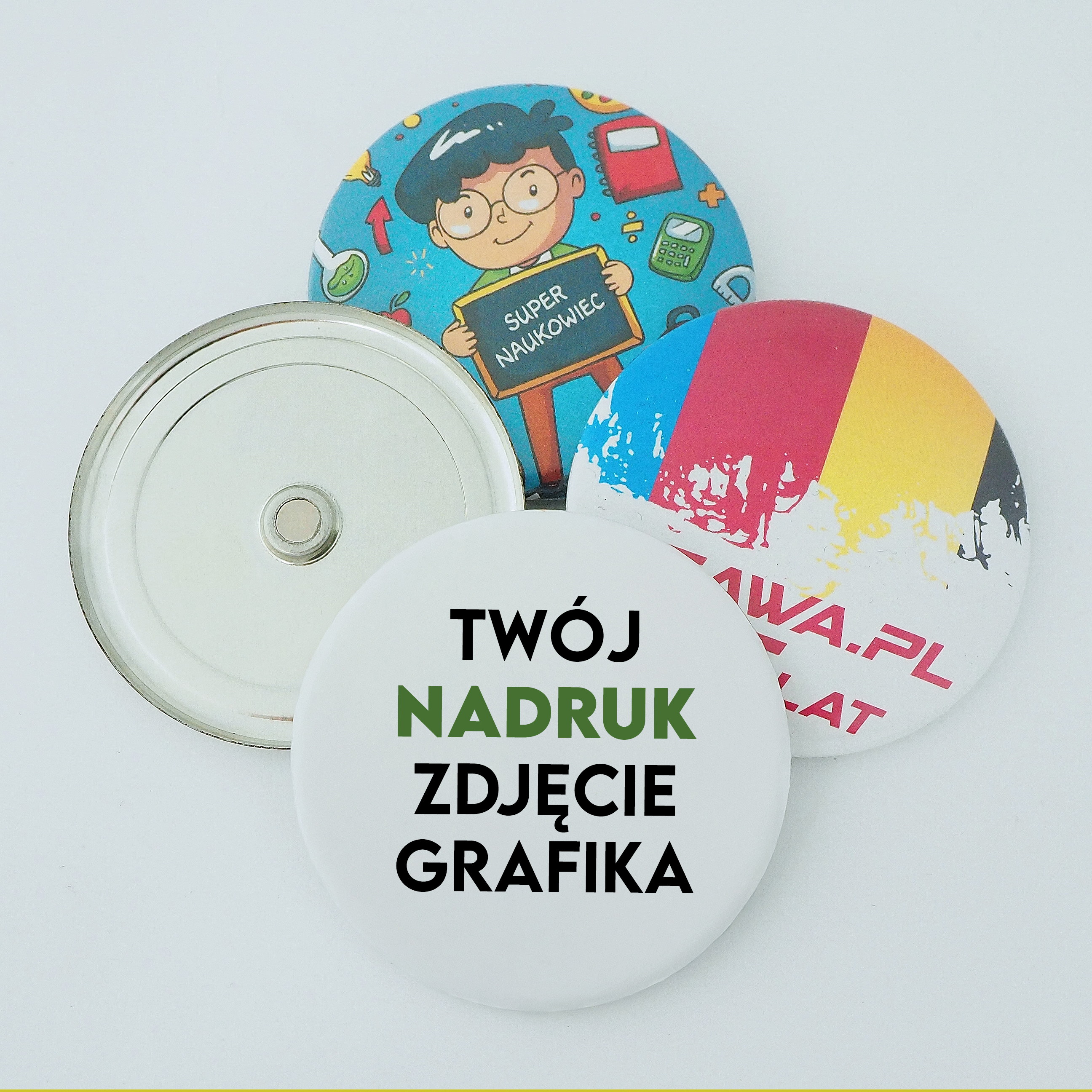 Elementy do składania znaczków z magnesem neodymowym