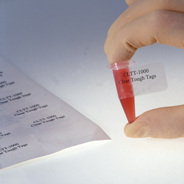 Samoprzylepne etykiety foliowe poliestrowe do drukarek laserowych i kopiarek - 24 etykiety na arkuszu