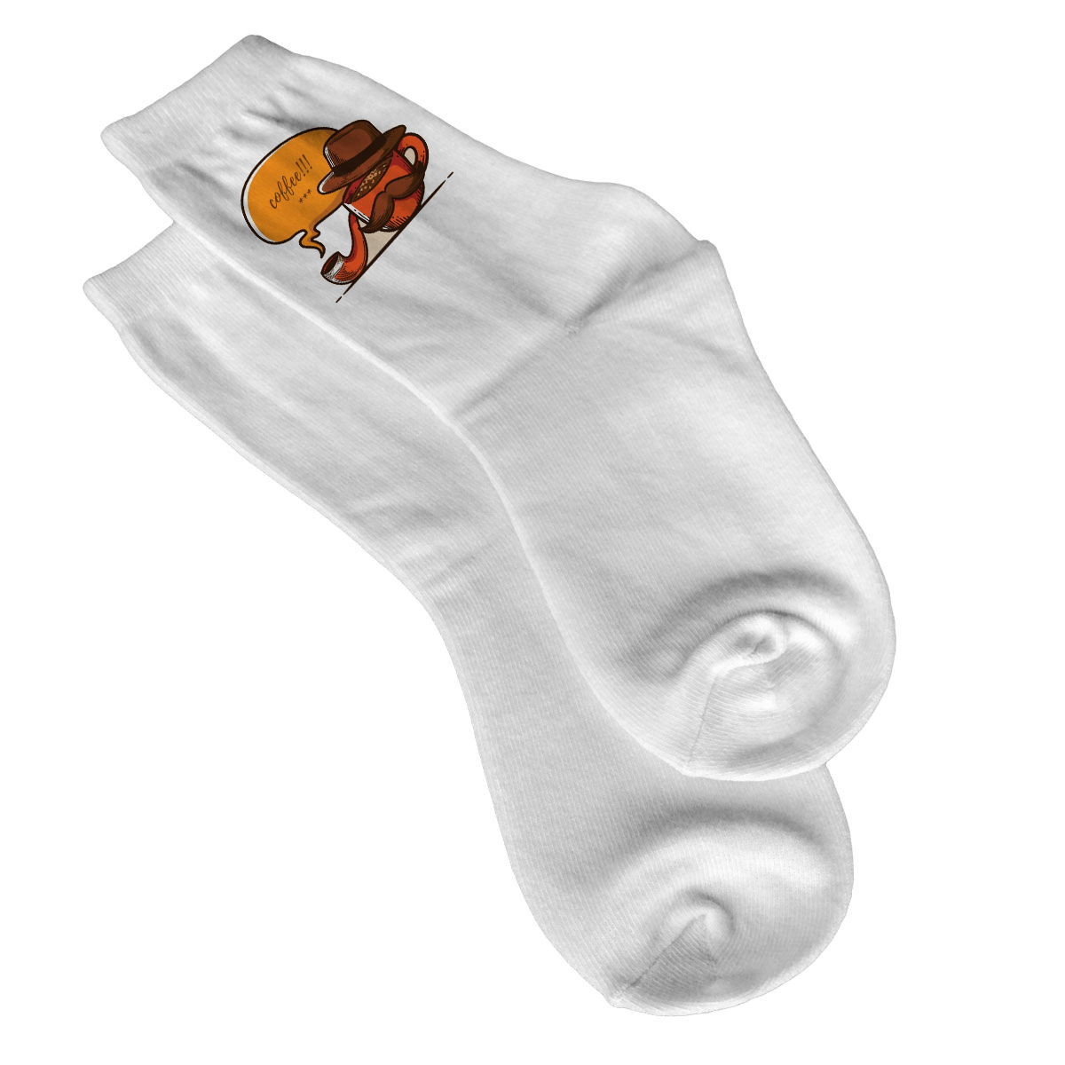 Socks for sublimation - print on the ankle