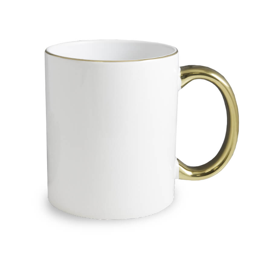 Color handle sublimation mug